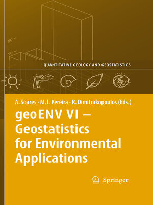 cover image of geoENV VI – Geostatistics for Environmental Applications